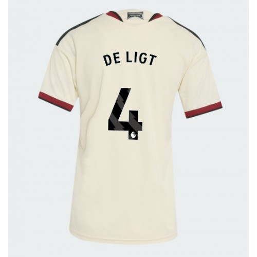 Fotbalové Dres Manchester United Matthijs de Ligt #4 Dámské Alternativní 2026-27 Krátký Rukáv